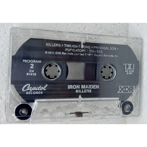 Iron Maiden • Killers And Power Slave• 2 Pack Stereo Cassettes - Picture 4 of 6